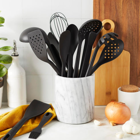 HENCKELS Silicone Onyx Cooking Utensils, 1 Piece, Black