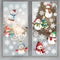 9 Sheet Christmas Window Clings, Snowman Window Decals, Snowflake Stickers for Holiday Party Decorations