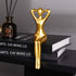 3 Quoowiit Gold Decor Thinker Statue Decor Book Shelf Decor, Abstract Statue Ornament Office Decor Modern Home Decor
