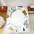 Set Set 3Pcs Feelyou Cartoon Car Kids Fitted Sheet Construction Bed Sheet Decor Equipment Trucks Bedding Cartoon Car