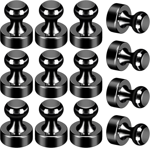 12Pack Small Refrigerator Magnets, Strong Neodymium Magnets for Whiteboard, Dry Erase Board, Kitchen, Office