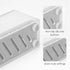 LUEXBOX 2Pack Acrylic Electric Toothbrush Holder with Diatomite Drying Stone, Bathroom Drawer Organizer with Drainage