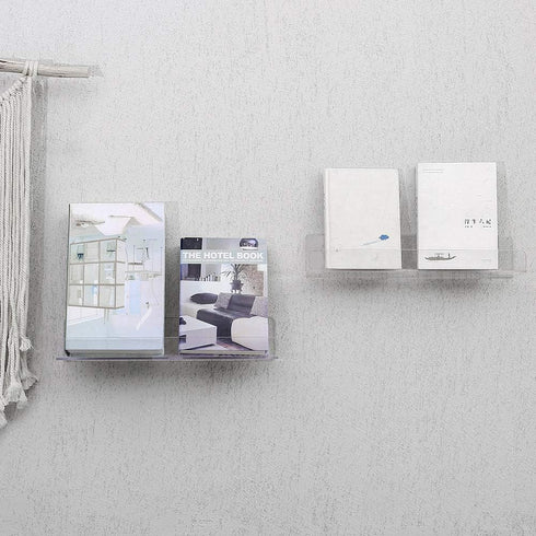 2 Bedroom,Room,15 Inch Pcak Clear Acrylic Shelves for Bathroom Wall Shelf & Organizer,Invisible Floating Shelves & Wall