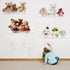 CECOLIC 4 Pack 15'' Clear Acrylic Floating Shelves for Wall, Plastic Wall Mounted Display Shelf Kids Bookshelf