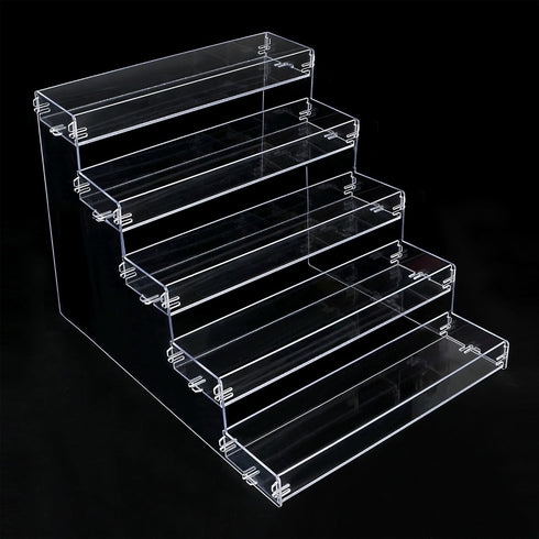 Spice Rack, No Tool Needed Self-derived Snap On Assembly Shelf for Kitchen Cabinet Organizer (5 Tier)