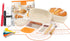 Sourdough Starter Kit with 2 Oval Banneton Proofing Baskets, 24oz Sourdough Jar,