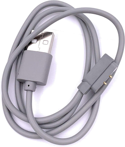 Xcivi Replacement Magnetic Induction USB Charging Cable for Portable Blender, 2FT (Grey)