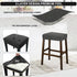 Counter A,2 Pack NeColorLife Stool Cover Rectangle,Stretch Waterproof Saddle Seat Covers for Height and Kitchen Island