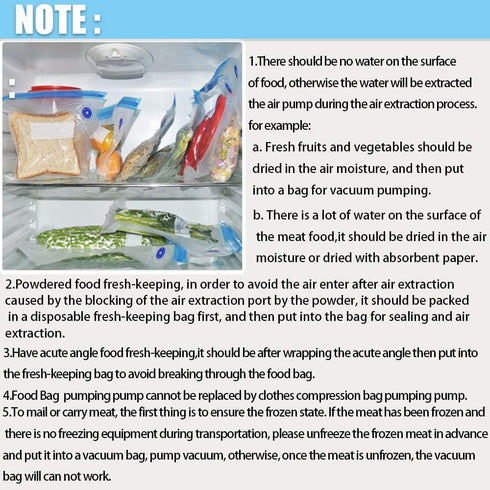 Sous Vide Bags 20pcs 8.3x8.7in BPA Free Reusable Vacuum Sealer Bags to Keep Food Fresh