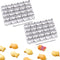 AIERSA 2Pcs Gold Fish Cracker, 25 Cavity Mini Gold Fish Cookie Cutter, Non-Stick Stainless Steel Molds