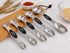 Magnetic Measuring Spoons Set of 5, Stainless Steel Dual Sided Stackable Teaspoon for Dry and Liquid Ingredients