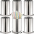 ZEAYEA 6 Pack Stainless Steel Straw Holder, Countertop Straw Dispenser for Store, Restaurant, Bar, Home Kitchen