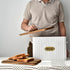 Countertop, EMAX HOME Extra Large Space Saving Farmhouse Bread Box With Wood Lid - Vertical Breadbox Bread Storage Bin