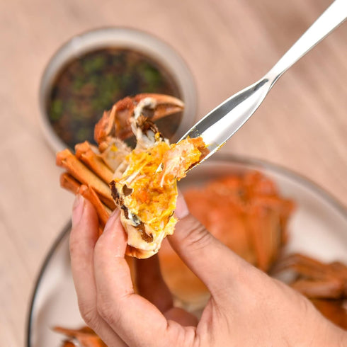 SUS304 8.3-Inch IMEEA Seafood Forks Picks Crab Leg Forks/Picks Stainless Steel Seafood Tools for Lobster