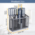 Dishwasher Cutlery Basket (9 x 3 x 10.3 inches) for Samsung DD82-01112A / DD94-01013A / DD97-00250A, Compatible with