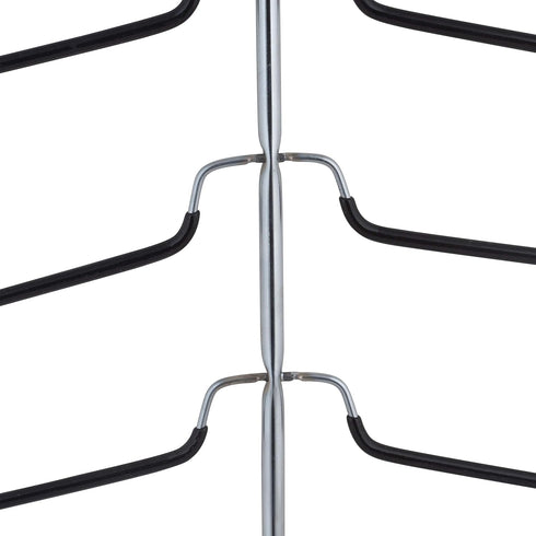 Organize It All 6 Tier Blouse Tree Hanger in Chrome