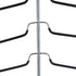 Organize It All 6 Tier Blouse Tree Hanger in Chrome