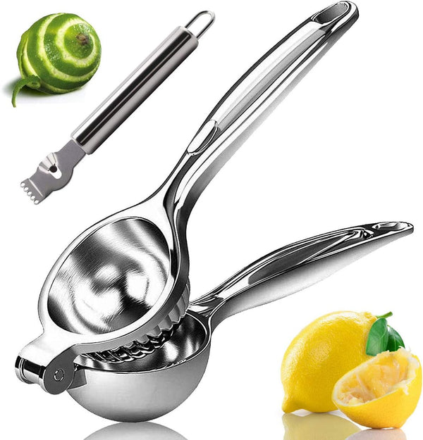Lemon Squeezer Juicer, Handheld Citrus Juicer, Metal Lemon Press, Lime Squeezer Bar Tool, Manual Citrus Press