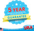 2 Pack, LOLA Classic Toilet Brush w/Under-The-Rim Scrubber, Deep Cleans The Entire Toilet Bowl, Non-Slip Handle