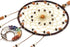 Urdeoms Tree of Life Dream Catchers for Bedroom, Adult Brown Boho Wall Decor for Girls, Chakra Crystal Healing Stones,