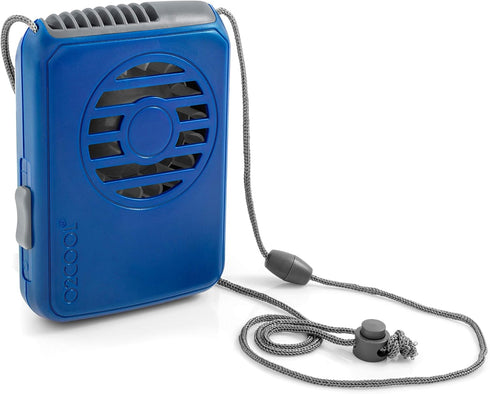 O2COOL FN02001 Necklace Fan, Blue, Pack of 2