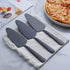 Matte Black Cake Pie Server, 9.4-inch Stainless Steel Heavy Duty Pizza Spatula, Set of 3
