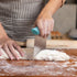 4TH Bench Scraper, Professional Stainless Steel Dough & Pastry Cutter, Multi-Purpose Kitchen Essential - Turquoise