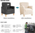 NILUOH Chair Covers Armchair Stretch Chair Slipcovers with Arms Solid Accent Chair Covers for Living Room Soft Nonslip