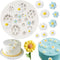 Daisy Flower Fondant Mold, Silicone Molds for Cake Decoration, Cupcake Topper, Chocolate, Gum Paste