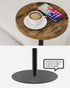 TB01BB065 TUTOTAK Tall Round Side Table, Small End Table, Beside Table, Drink Table, Pedestal Side Table, livingroom