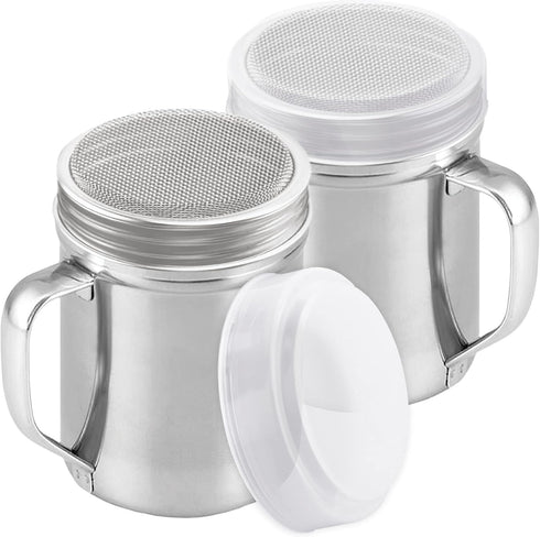 CUSINIUM Powdered Sugar Shaker Duster - With Handle - Cinnamon Shaker For