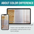 Turquoize Elegant Linen French Door Curtains, Light Filtering Rod Pocket Panels for Glass Door, 25" W by 40" L, Dove