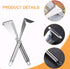 Fruit Carving Knife, 2 Pack Stainless Steel Vegetable Cutter, Triangular Shape DIY Carving Knives for Home Kitchen