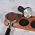 58.5mm Espresso Hand Tamper, Dual Calibrated Spring Loaded Coffee Tamper with Stainless Steel Flat Base