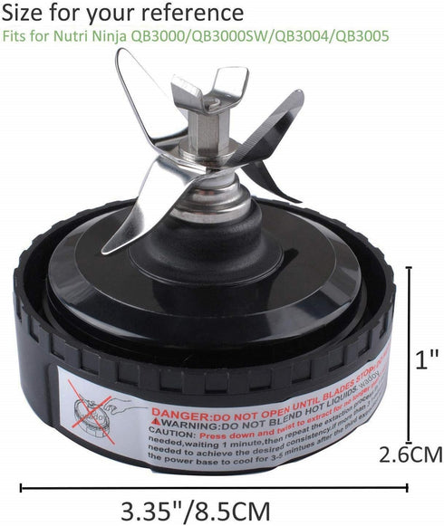 Blade Replacement Extractor for Nutri Ninja Pro Blender, Fits QB3000SSW and QB3000 QB3004 QB3005 QB3001SS Blades