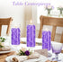 DomeStar Purple Fake Ice Rocks, 150PCS Acrylic Gems Crystals, Plastic Diamonds Centerpiece for Wedding Party