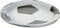 3D Soccer Black & White Paper Round Dessert Plates, 7" (8ct) for Sports Enthusiasts