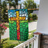 YISHOW Jesus Christ Cross Religious Stained Glass Style Garden Flag 12.5"X18" Double Sided Vertical Christian Outdoor
