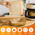 Air Fryer Disposable Paper Liners Square, 7.9 Inch, 100 PCS Non-Stick Parchment Paper for Roasting and Microwave