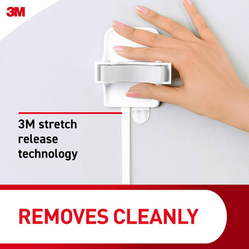 Command 3 6 Closet, 4 lb Broom Grippers, Hangers and Strips, Damage-Free Mop and Broom Holder Wall Mount, Household
