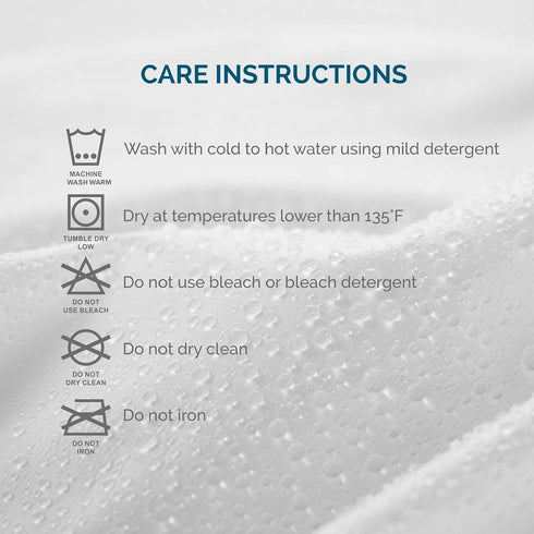 LUCID Premium Hypoallergenic 100% Waterproof Mattress Protector, Universal Fit, Cotton Terry Top, Full