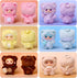Yooki Cute Plush Pendant Blind Box,Random Vinyl Dolls Surprise Birthday Gifts,Single Mystery Box-Take A Bite of Bear