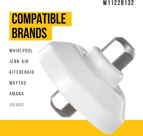 PartsBroz W11228132 Shaft Coupler for Whirlpool KitchenAid Maytag Jenn-Air Refrigerator Replacement