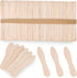 HANSGO 100PCS Mini Wooden Ice Cream Spoons - Small Dessert Tasting Sample Spoons for Crafts and Sampling