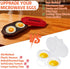 2 Microwave Egg Cooker for Eggs - Microwave Egg Poacher & Fryer for Breakfast Sandwiches, Quick Breakfast Maker