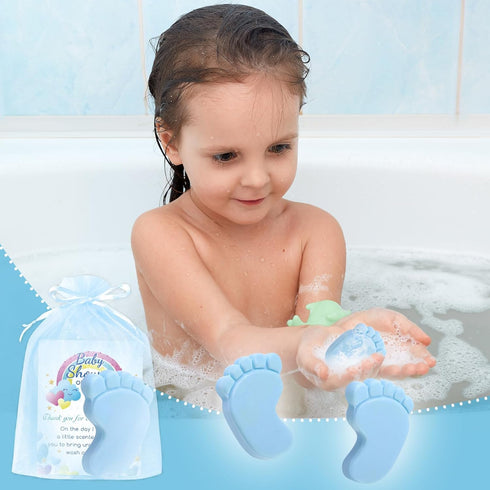 SytuHete 50 Sets Baby Shower Favors Refreshing Foot Soap Perfect Baby Shower Favors for Guests, Gifts, and Prizes