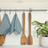 FAAY 18 Inches Large Wooden Spoon, Heavy Duty Long Handle Spoon for Big Pot Stirring, Mixing, Cooking