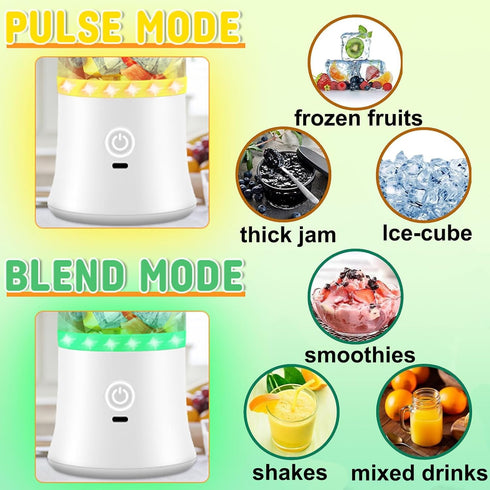 Portable Blender for Smoothies Shakes Juice, 20 Oz for Gym Home Office Travel, Personal Small Mini Glass Mixer, with 6 Blades 150W USB Rechargeable Electric Handheld Blender Cup Watter Bottle by Cornesty