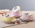 Set-Coffee Set FD-TCS03-4COLOR Jusalpha Elegant Tea Cup and Saucer Cup with Saucer and Spoon