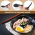 DOERDO 6PCS Japanese Style Soup Spoons - Long Handle for Kitchen Mixing, Baking, Cooking, Black